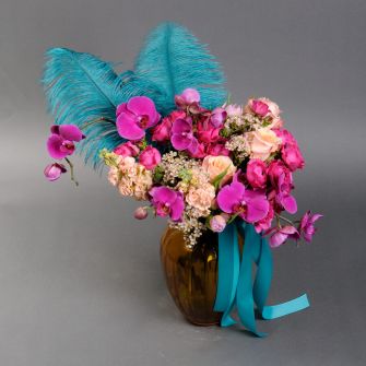 Букет квітів "Фата-моргана" у вазі