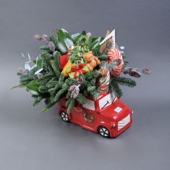 Букет "Новорічний автобукет"