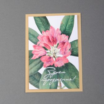 Листівка з конвертом "З днем народження"