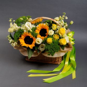 Кошик квітів "Все буде Україна"