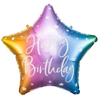 Кулька зірка омбре 46см