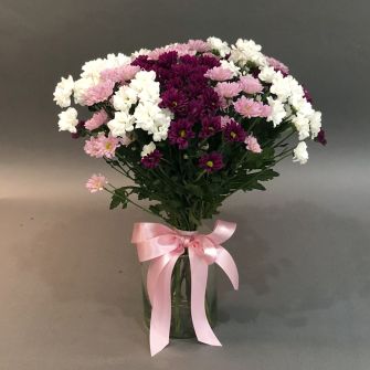 Букет хризантем мікс