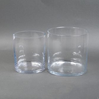 Ваза скляна циліндр