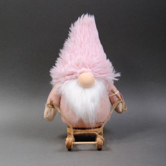 М'яка іграшка "Гном на санчатах з LED-підсвічуванням" в асортименті