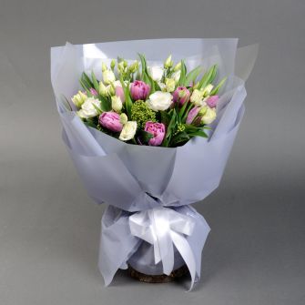 Букет тюльпанов "Элеганс"