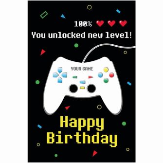 Листівка "You unlocked new level"