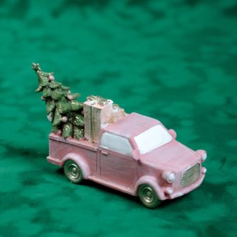 Фігурка машина з ялинкою