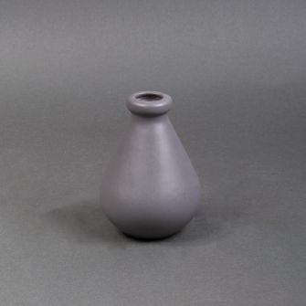 Ceramic vase AMBIANCE gray mat