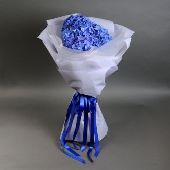 Букет гортензий "Индиго"