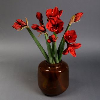 Букет амарилісів у вазі "Фріда"