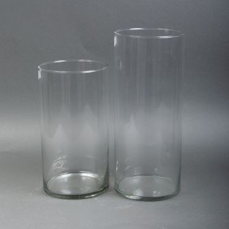 Ваза скляна циліндр