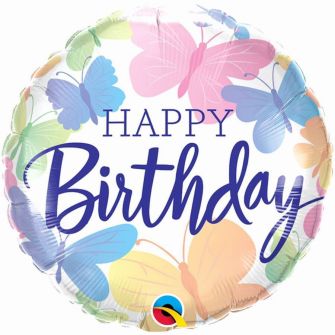 Куля Happy Вirthday різнокольорова 46 см