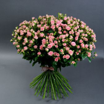 Букет 51 троянда спрей Грація