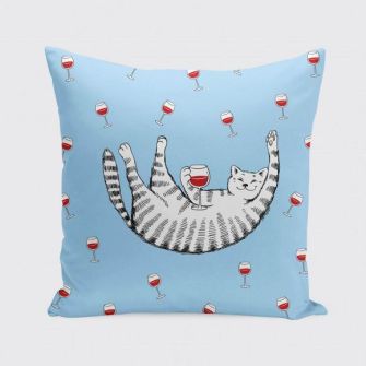 Подушка "Кіт вихідного дня"