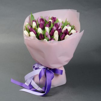 Букет тюльпани мікс "Монако"