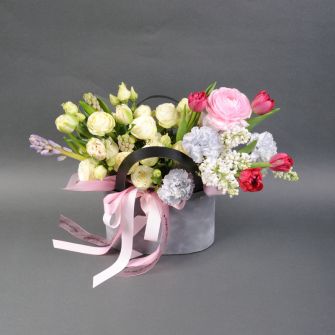 Композиція сумка-оксамит "Торба щастя"