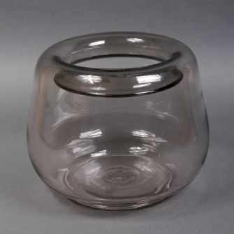 Glass barrel vase 40x50cm