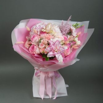 Букет "Рожева фантазія"
