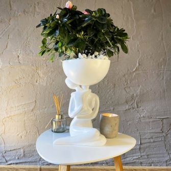 Кашпо "Дівчина з дитиною"